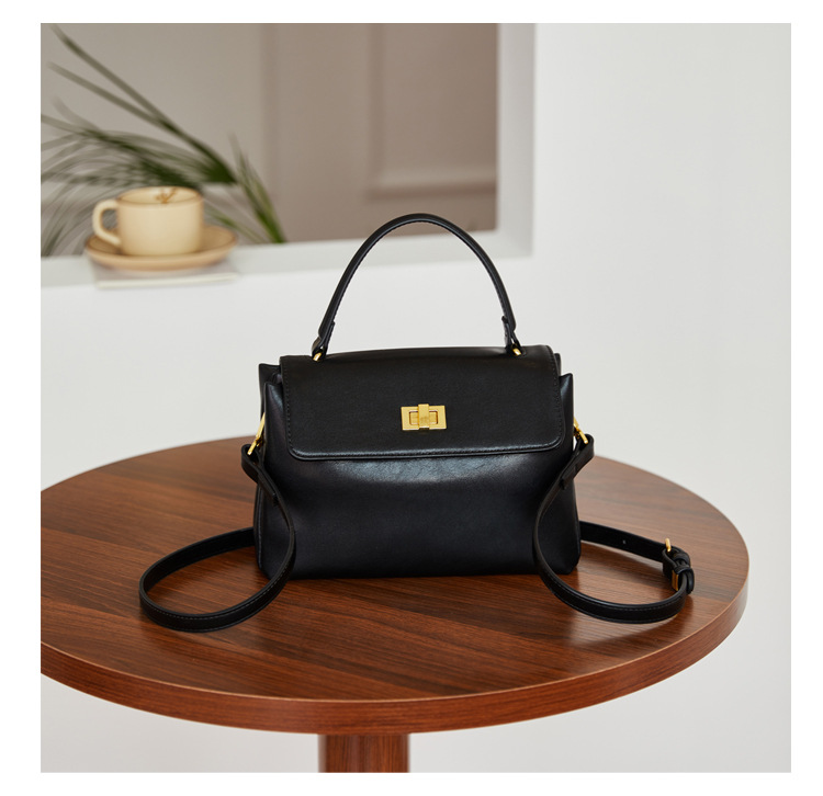 Small Square Crossbody Bag Women's Shoulder Bag Soft Leather_voghion.com