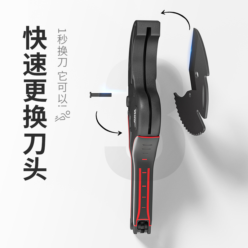 パイプカッター PVC パイプホットメルトパイププロフェッショナルクイック切断水パイプ PPR アーティファクトラチェットカッタープラスチックワイヤーパイプはさみ|undefined