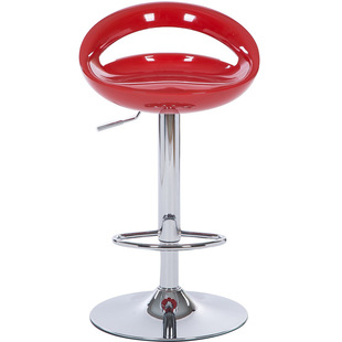 Home Bar Chair with Backrest, Adjustable Bar Stool, Simple Bar Chair, High Stool, Swivel Bar Stool Chair