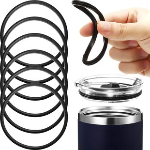 Thermos Cup Glass Cover Silicone Ring Stainless Steel Cup Space Cup Silicone Leather Ring Waterproof Pad Leak-proof Pad Coaster