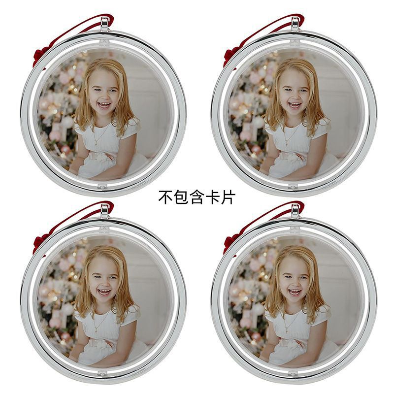 Amazon New Christmas Decorations Creative Rotating Photo Pendant Simple Fashion Interior Hanging Factory Direct Supply