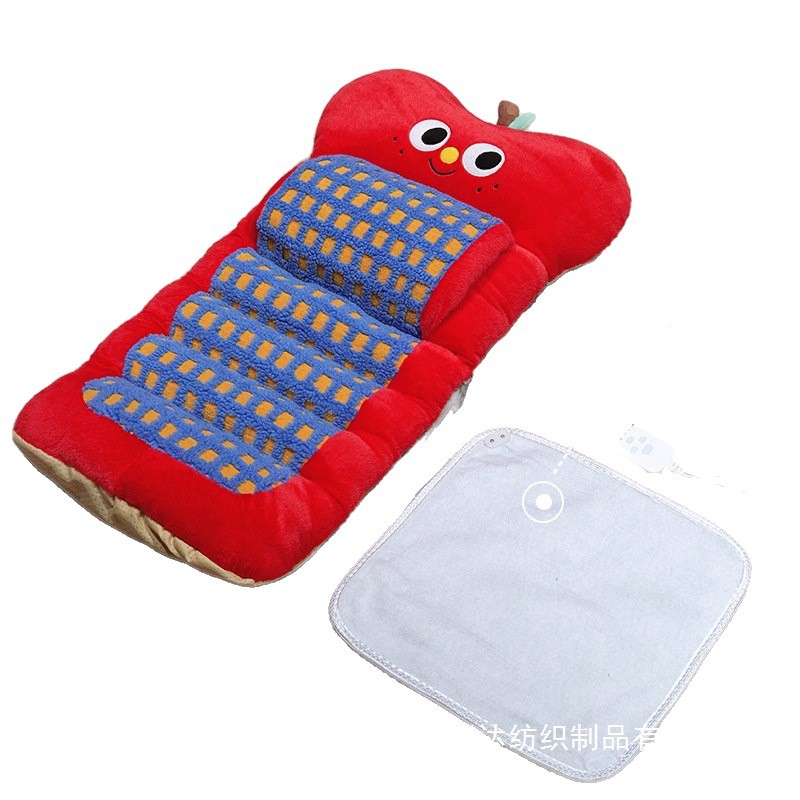 Cojín con Respaldo Térmico de Peluche con Calefacción para Silla