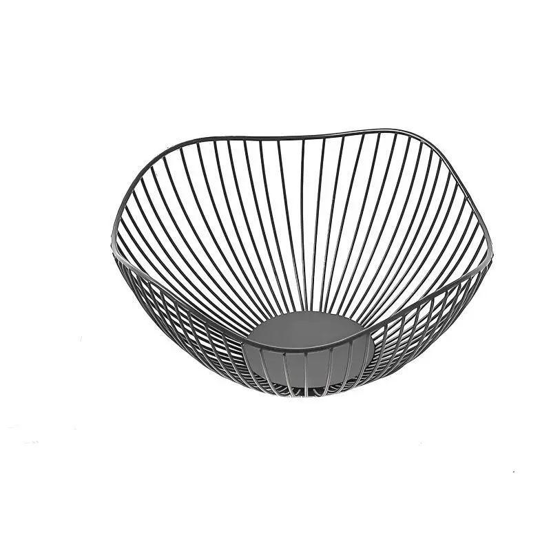 Фабричный прямой продажа Lotus Leaf Fruit Basket Home Living Room Coffee Table Snack Storage Basket Simple Style Imitation Rattan Fruit Plate