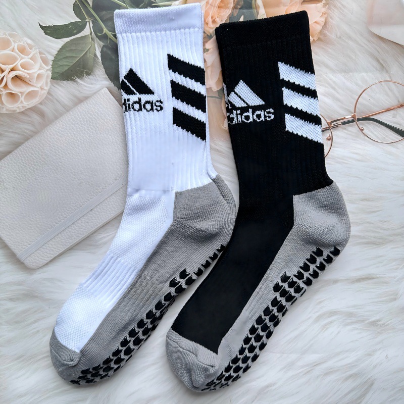 Ad Nk Cross-Border Hot-Selling Professional Thickened Towel-Soled Sweat-Absorbing Anti-Odor Anti-Slip Sports Football Socks with Towel Soles