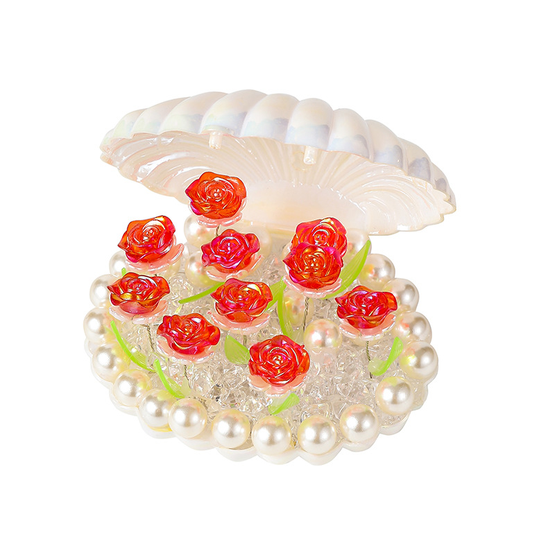 Diybei hecha a mano flores luces nocturnas regalos creativos de mesas de cama luces de atmósfera ornamentos luminosos para enviar a la novia