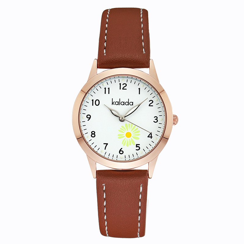 Orologio per bambini Little Daisy orologio donna ins vento tendenza semplice temperamento studenti impermeabile dipartimento forestale piccolo fresco_voghion.com