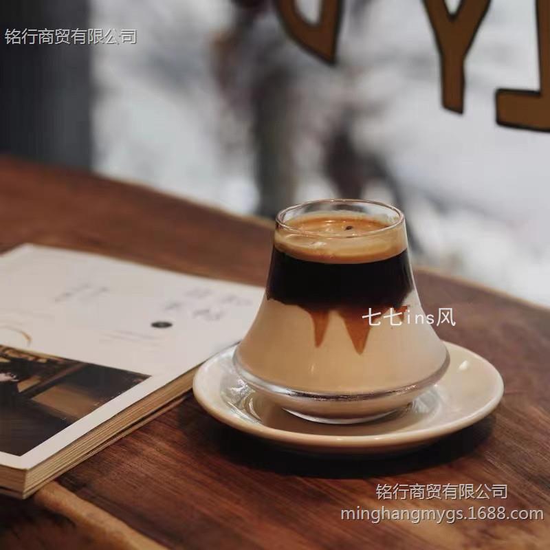 Single-item Coffee Cup Latte Cup Ice Drop Coffee Cup Whiskey Cup Drink Cup ins Internet Celebrity Cafe Glass Single-item Coffee Cup Latte Cup Ice Drop Coffee Cup Whiskey Cup Drink Cup ins Internet Celebrity Cafe Glass