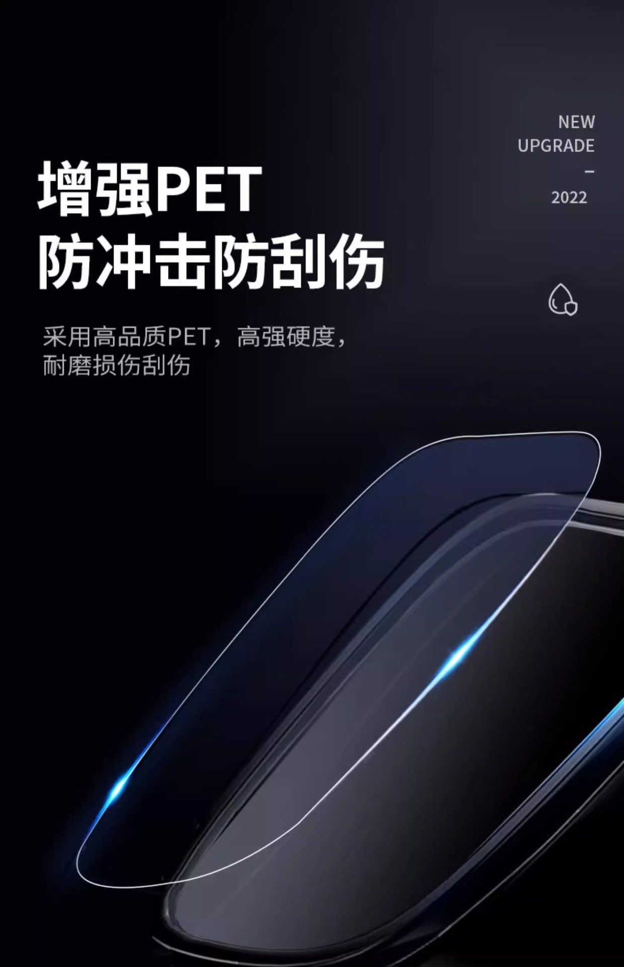 Car Rearview Mirror, Rain-Proof, Dazzling, Rain-Proof Film, Reflective Reversing Mirror, Anti-High Beam, Waterproof Artifact for Rainy Days