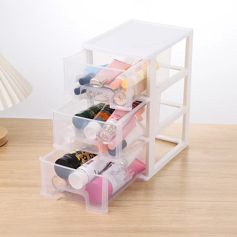 Desktop cosmetics storage box multi-laye...