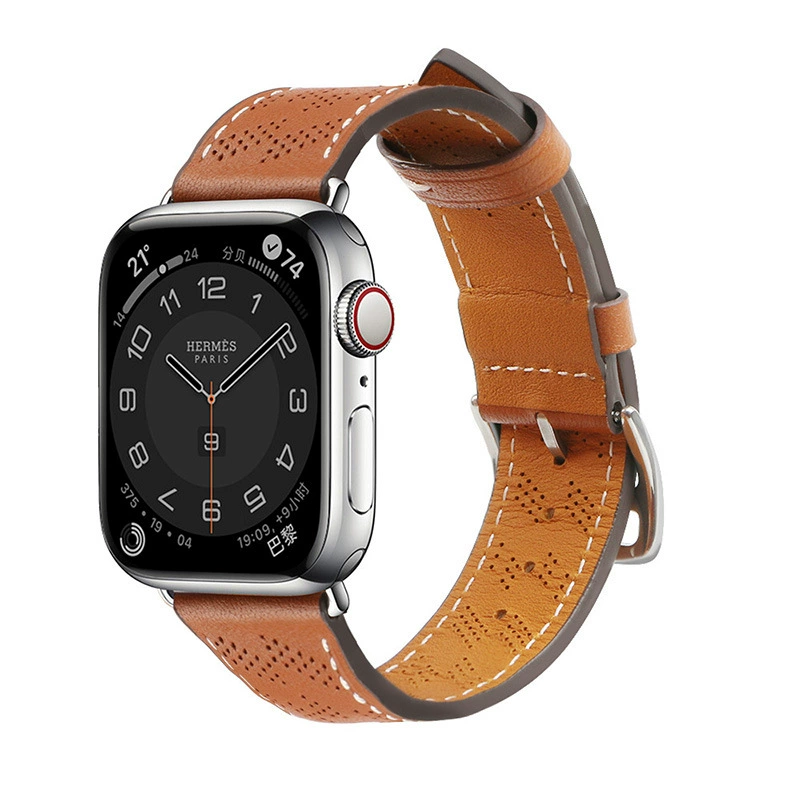 Apple, watch strap, breathable bracelet, genuine leather