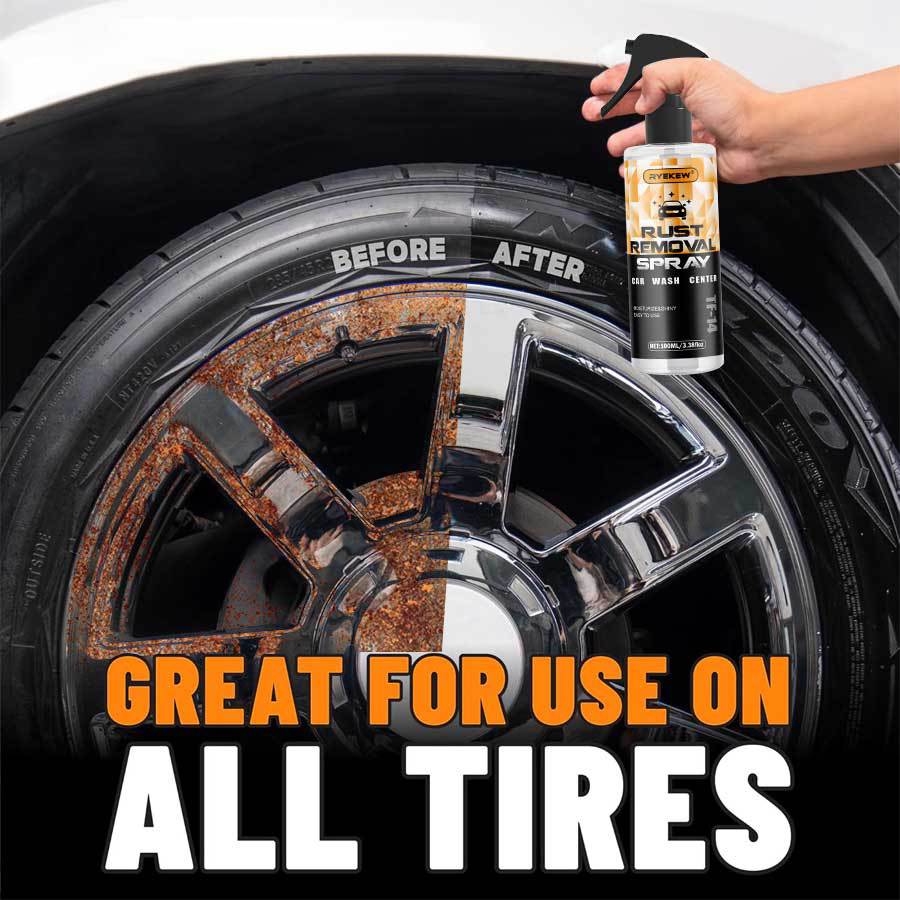 Temu Hot-Selling Product: Lacquer Iron Powder Wheel Rust Removal Cleaning Spray, Wheel Maintenance Car Wheel Cleaning Agent