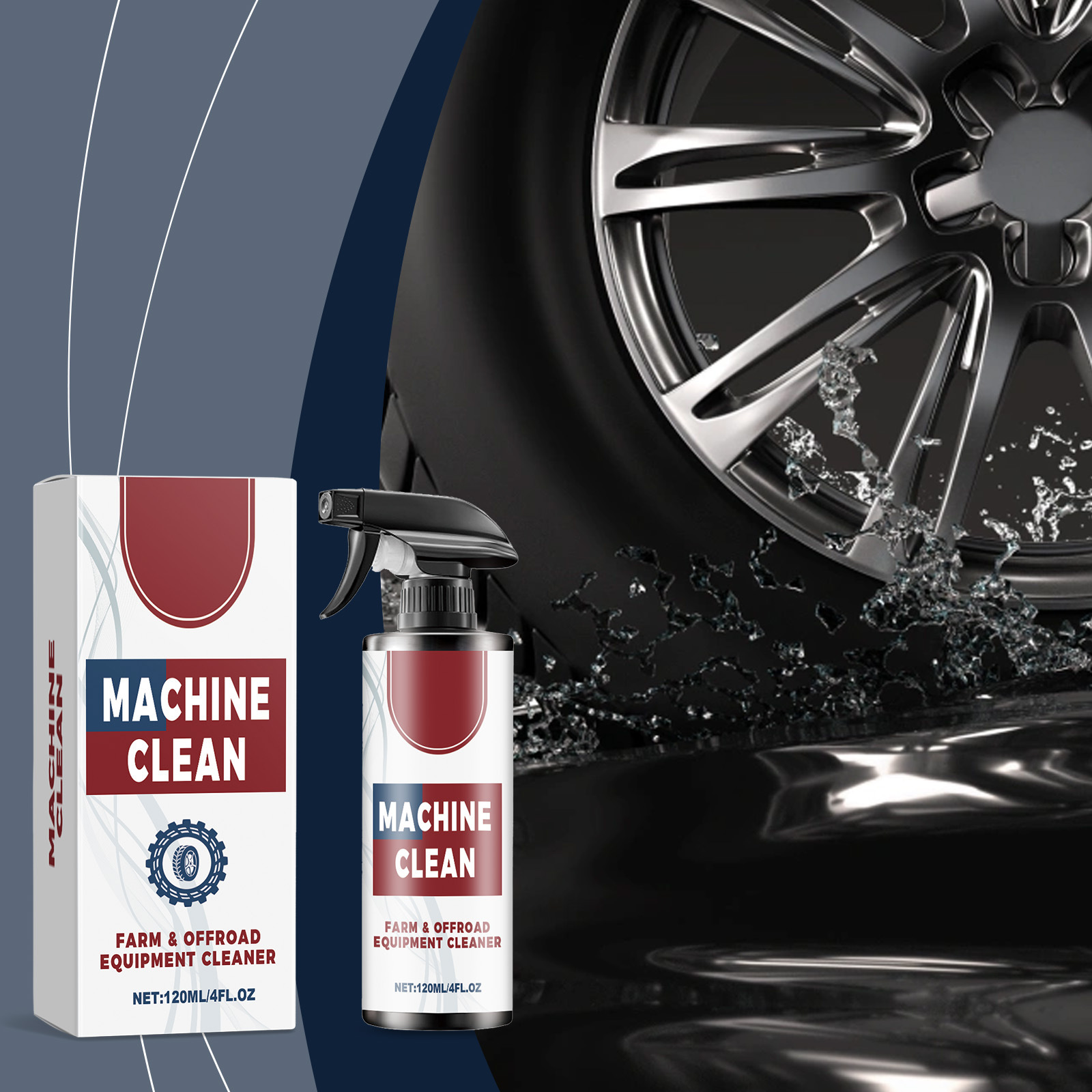 Car Tire Cleaner, Car Tire Cleaning and Maintenance, Decontamination and Descaling, Long-Lasting Tire Care Agent
