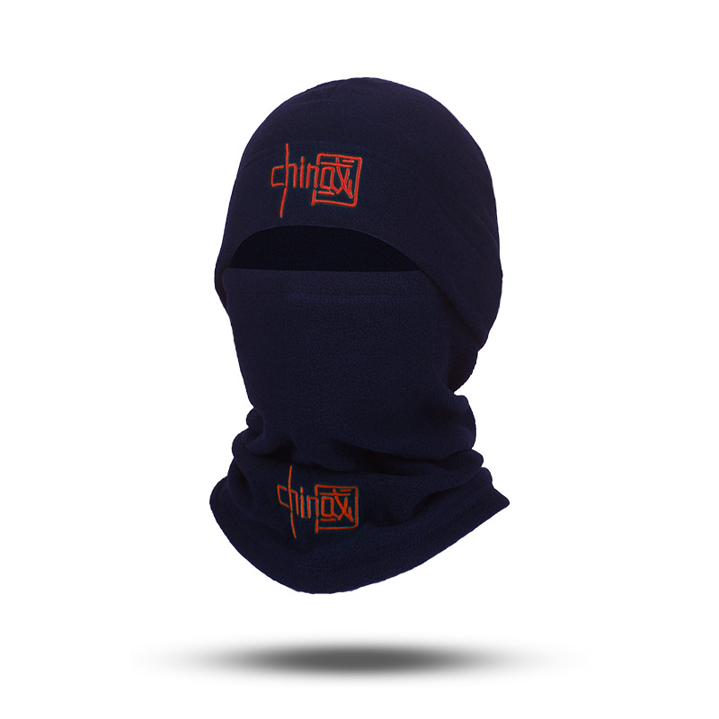 Otoño y invierno sombrero unisex grueso montañismo al aire libre a prueba de viento calentamiento gorra de terciopelo máscara de terciopelo antifrío