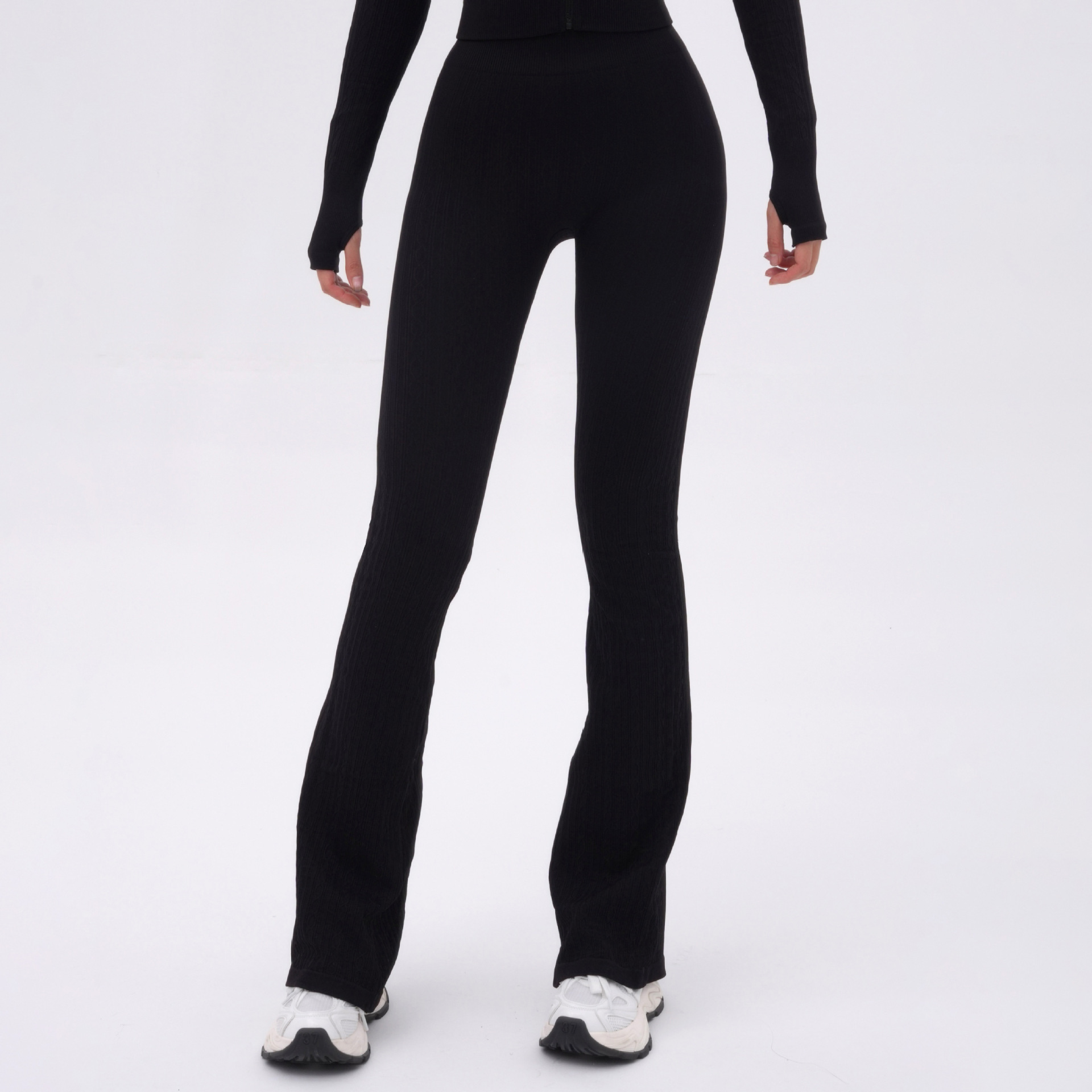 Cross-border nuevo ajuste de ropa de yoga adelgazante, moda femenina de elevación de cadera abdominal, ejercicio al aire libre, ejercicio de fitness yoga