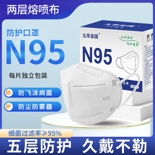 Cross-border 3D one-time dustproof and coldproof for men and women, adults and children, earless, does not cake makeup, sun protection N95