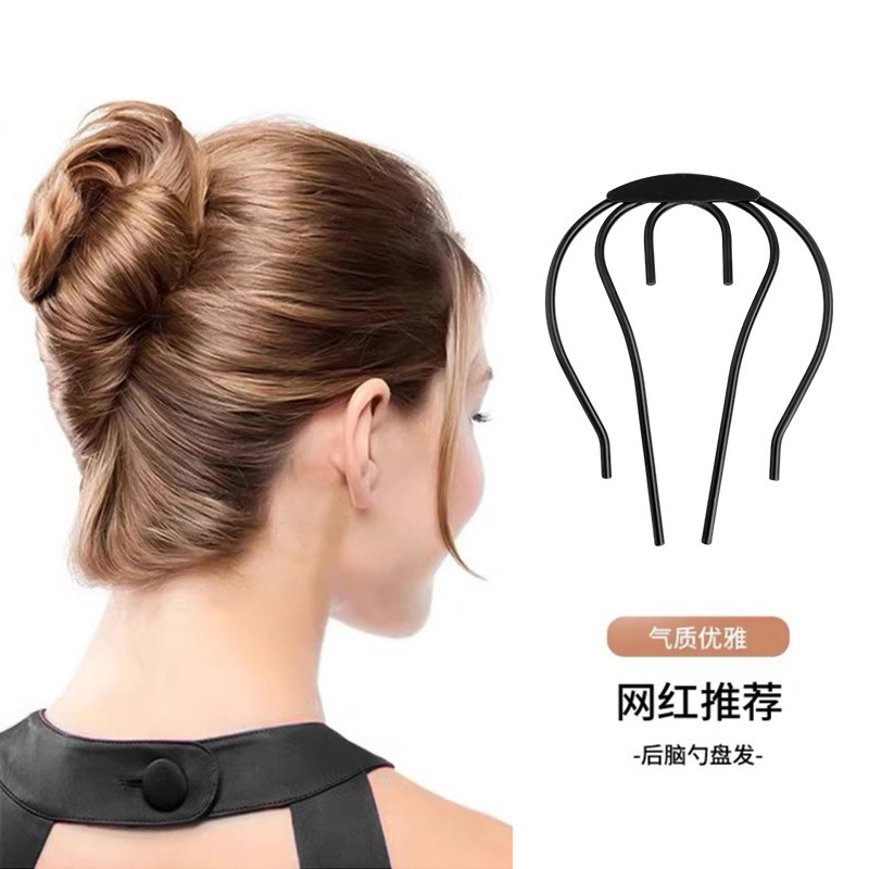 Diario de verano viajes fijos bolos de cabeza abrazadera de cabello en forma de U, abrazadera de cabello en forma de U, nuevo cabello de cabello de disco