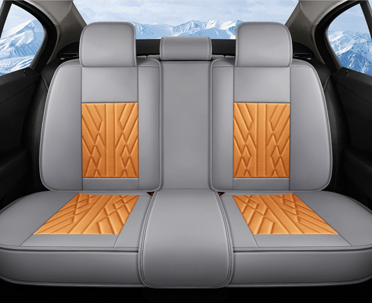 New Car Seat Cushion, Full Leather, All-Inclusive Car Cushion, Seat Cover, Four-Season Universal Leather Cushion, Car Cover, Cross-Border Wholesale