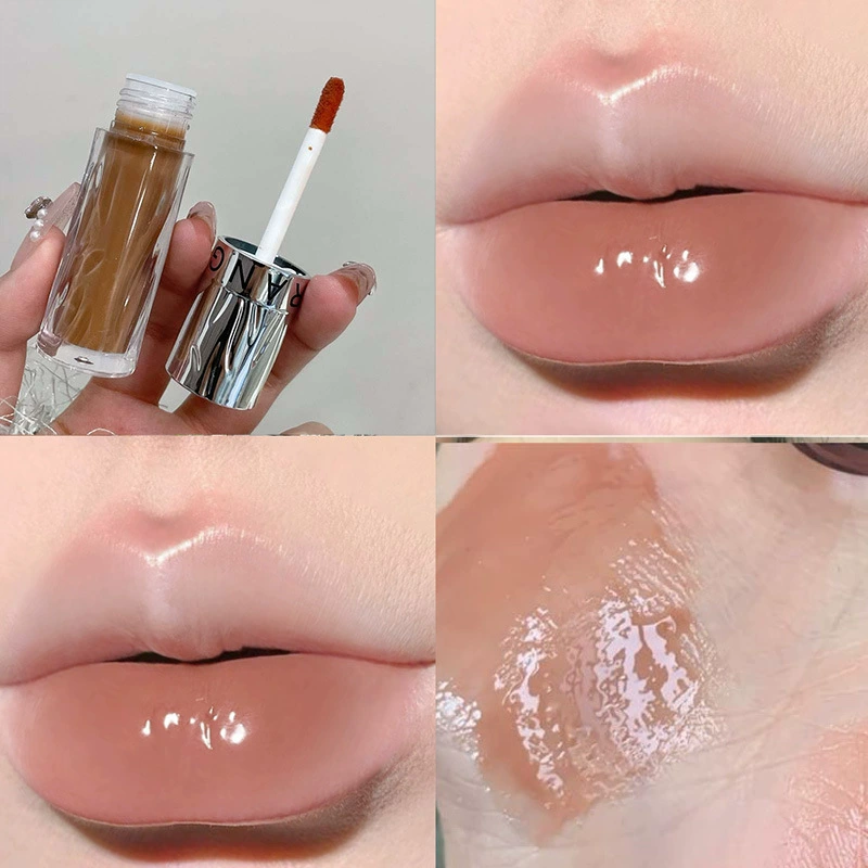 Transparent Lip Gloss (HERORANGE) — Moisturizing Mirror-Effect, High-Gloss Tint