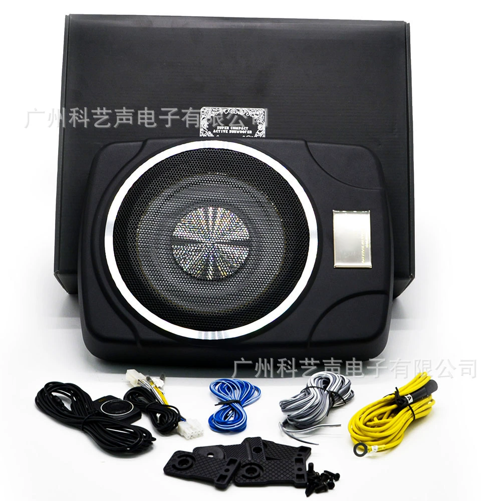 Недорогой автомобильный сабвуфер от производителя, ультратонкий автомобильный сабвуфер 10inch года, автомобильный ультратонкий сабвуфер 10E, автомобильная аудиосистема 12В высокой мощности