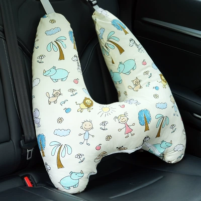 pillow pillow car sleeping — Seat belt shoulder pad - baby-childhood-removableupgrade-linercotton-breathable-5566cm