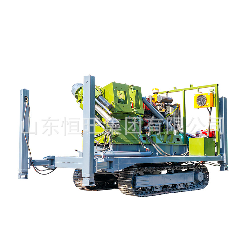 XY Exploration Drilling Rig 1000m Mining Core Drilling Rig tipo rastreo para exploración geológica Rig de perforación de núcleo completamente hidráulico