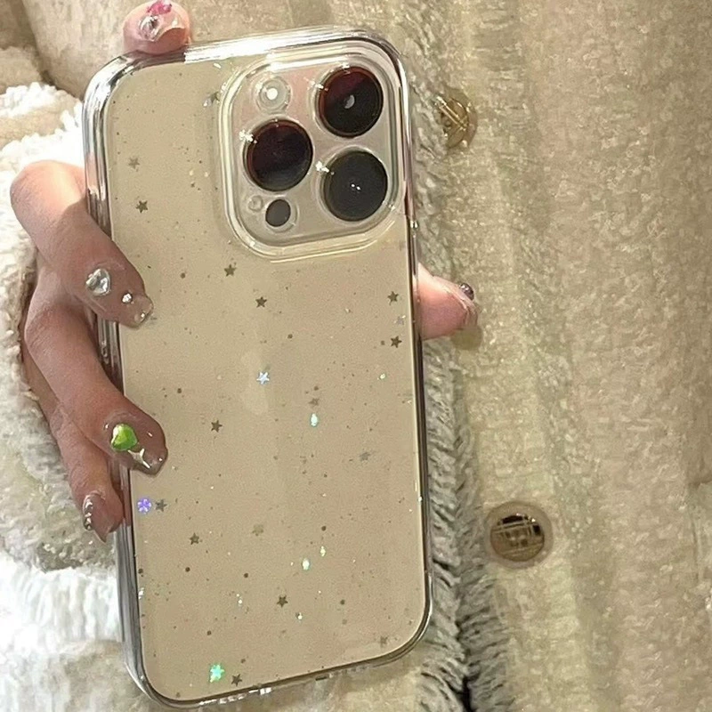 เคสโทรศัพท์ Apple iPhone 17 ใส ปกป้อง แบบชิ้นเดียว ดีไซน์อีพ็อกซี่ดาว สไตล์หรูเรียบ