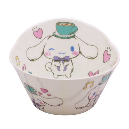 Cartoon big-eared dog, cinnamon dog, cute plate, melamine imitation porcelain tableware, grid plate, small plate, cake plate, eating bowl