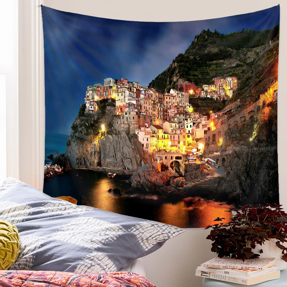 Bohemian Scenery Painting Wall Decoration Cloth Tapestry Wholesale Nihaojewelry display picture 127