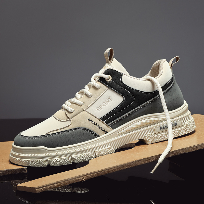 Zapatos de hombre 2024 verano transpirable nueva tendencia zapatos casuales de todo fósforo para hombre herramientas bajas botas Martin de cuero