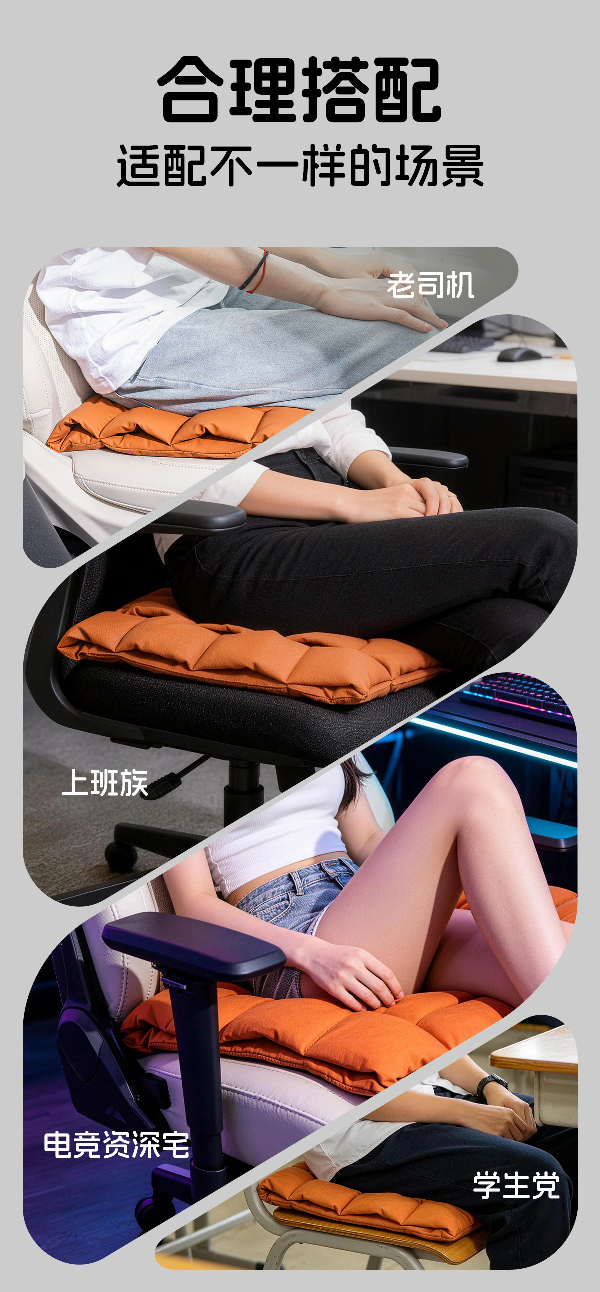 High-End Stain-Resistant Leather Car Seat Cushion, Suitable for All Seasons, Office Seat Cushion with a Premium Feel, Versatile and Breathable for Home Use
