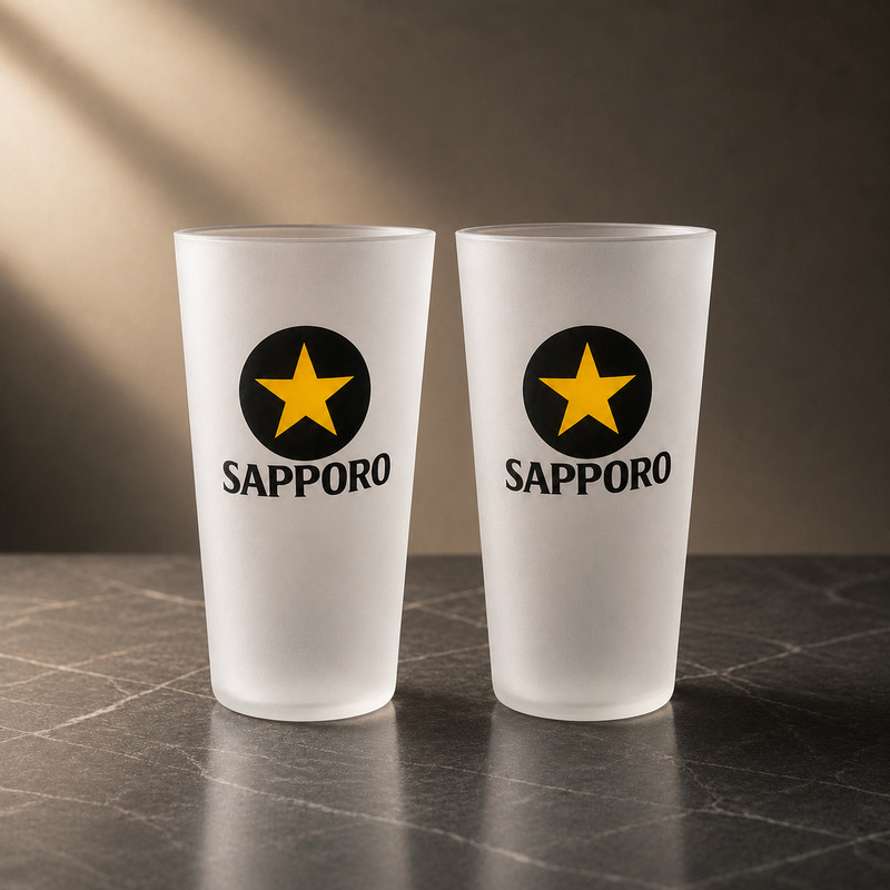 Japan's Sapporo Black Label Star Brand Draft Beer Cup Ultra-Thin Frosted Colin Cup Black Beer Cup Craft Beer Cup Water Cup Japan's Sapporo Black Label Star Brand Draft Beer Cup Ultra-Thin Frosted Colin Cup Black Beer Cup Craft Beer Cup Water Cup