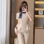 夏季接待新款气质工作服