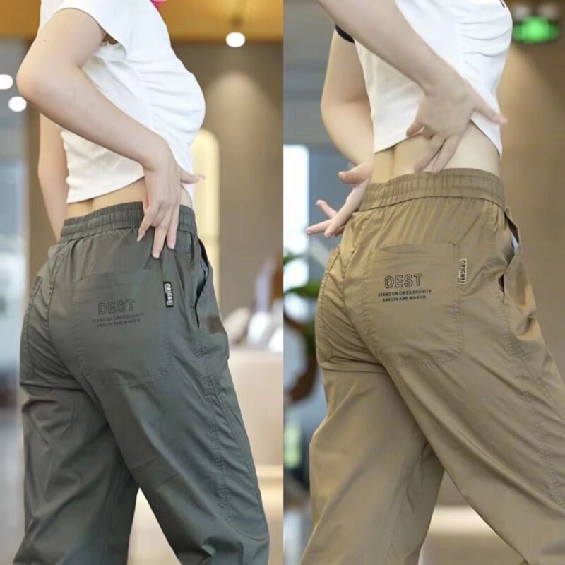 2025 New Summer New Casual Leg Pants Men's Trendy Brand Fashionable Sports Korean-style All-match Work Pants 2025 New Summer New Casual Leg Pants Men's Trendy Brand Fashionable Sports Korean-style All-match Work Pants
