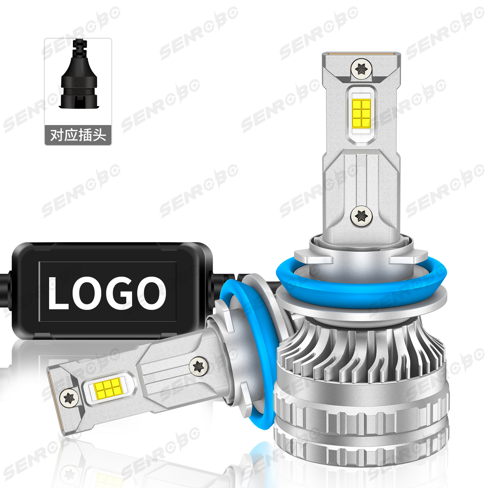 Ventas transfronterizas en caliente led faro de automóvil H1 H7 ultra brillante concentrador de luz H4 lejos y cerca en un faro de automóvil reforma de lámpara