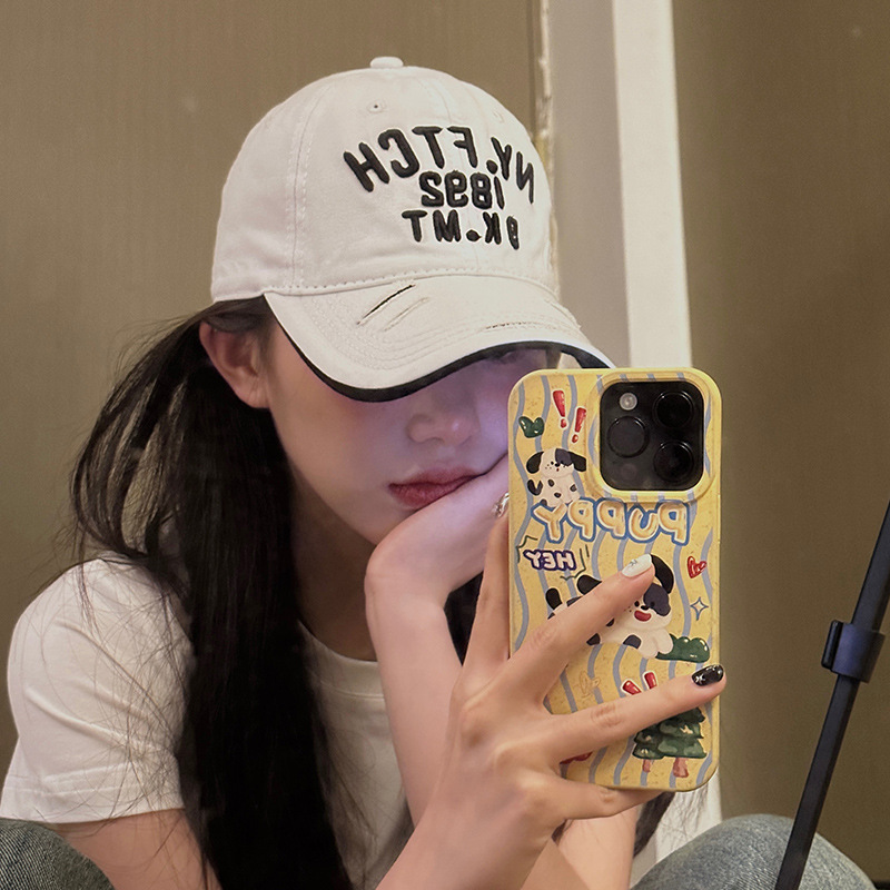 Retro brand Japanese baseball cap for leisure