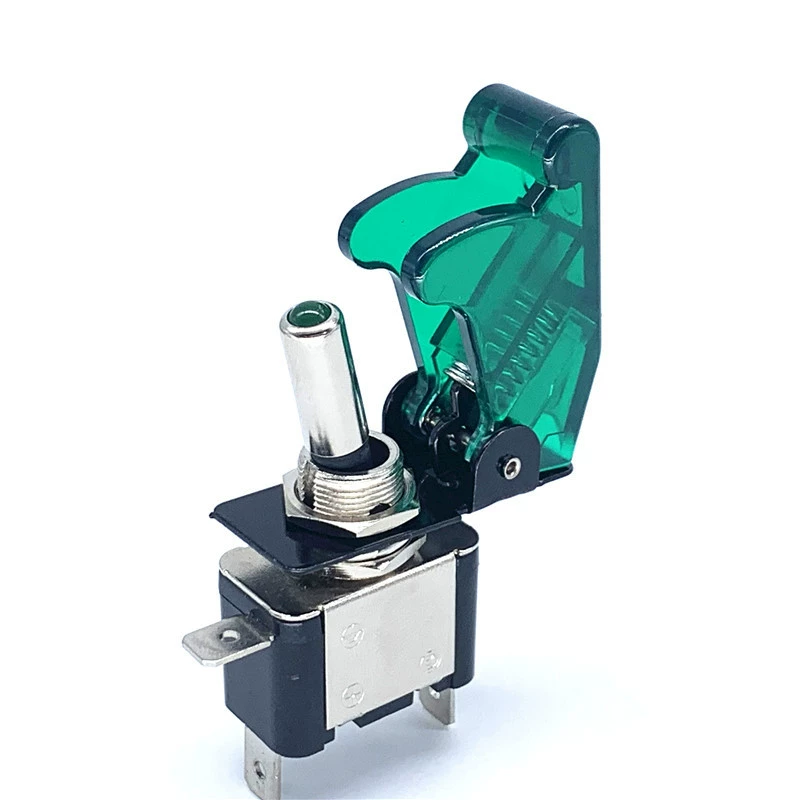 ASW-07D тумблер с подсветкой, переключатель модификации автомобиля, светодиодный 12 В/20 А, кулисный переключатель, рычажный переключатель