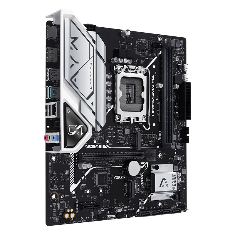 Asus совместимая материнская плата 610M D4, G6900, 12400