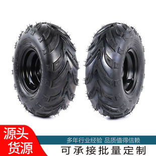 Atv Beach Lawn Sightseeing Car Golf Cart 145/70-6 Thickeneded Vacuum Outer Tire Wheel Hub