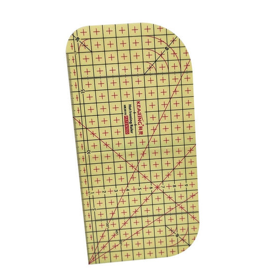 Keling high temperature ruler high temperature resistant 160 ironing gauge ruler splicing sewing garment tool ruler 10*2.5 inches