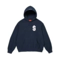 E567 Supreme S Hooded Sweatshirt Blue