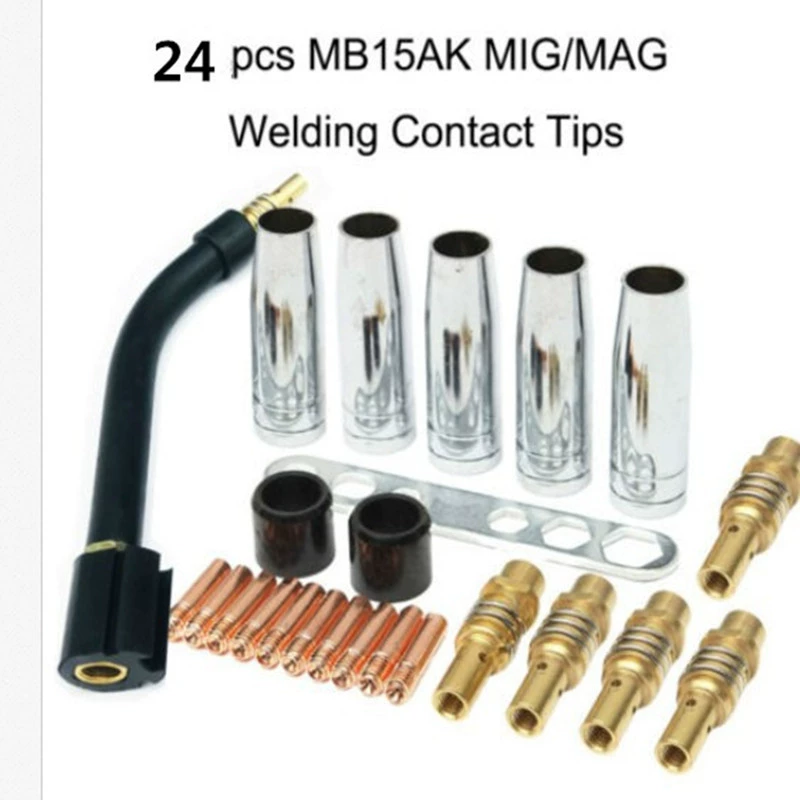 MB15AK сварочная горелка MIG сварка контактный контактный наконечник наконечник 0,8 мм резьбовая резьба