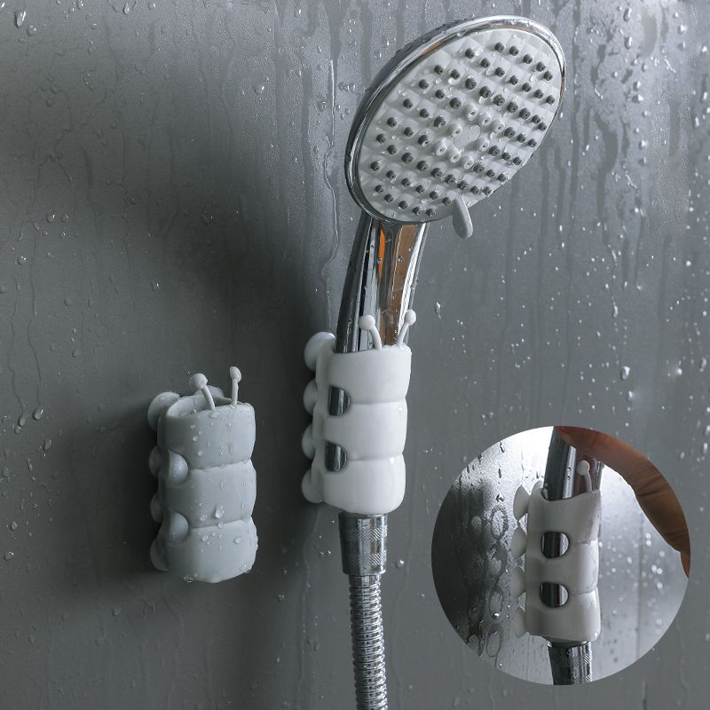 Bathroom Caterpillar Shower Suction Cup Toilet Sprinkler Silicone Fixing Seat Household Shower Head Non-Punch Bracket Bathroom Caterpillar Shower Suction Cup Toilet Sprinkler Silicone Fixing Seat Household Shower Head Non-Punch Bracket