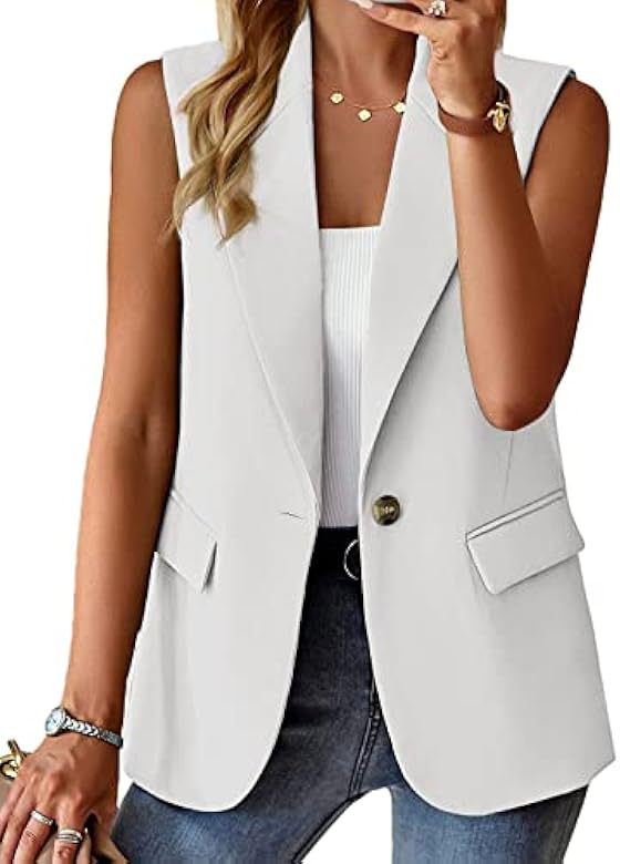 2025 nuevas mujeres europeas y americanas transfronterizas de Amazon traje de temperamento de moda casual chaleco ropa de mujer