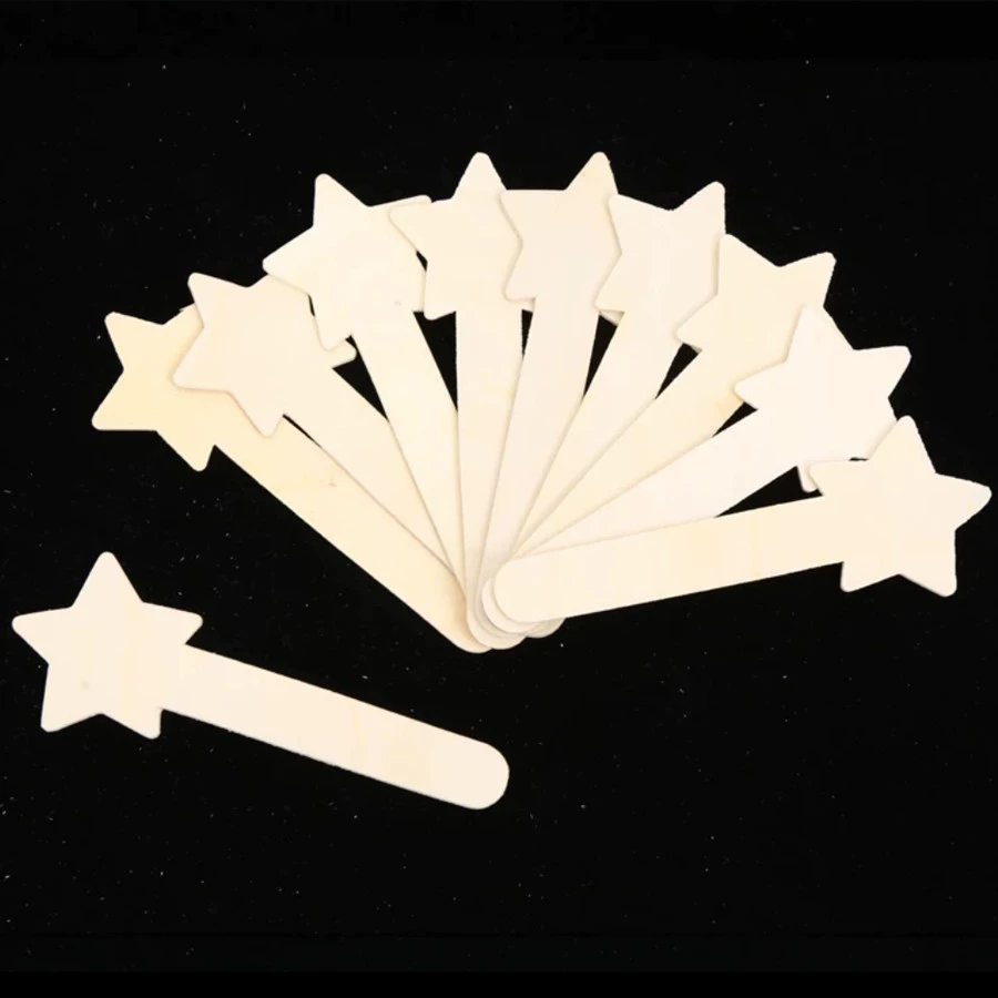 Раннее образование детский сад DIY Материал граффити пустая древесная стружка деревянная палка Meilao дети нарисовали кулон