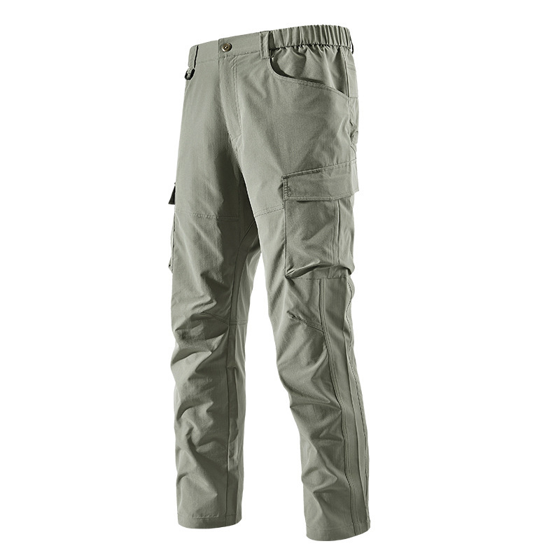 Summer Trendy Tactical Pants Men's Sports Outdoor Fashion Casual Pants New Cargo Pants Multi-Pocket Quick-Dry Pants Long Pants