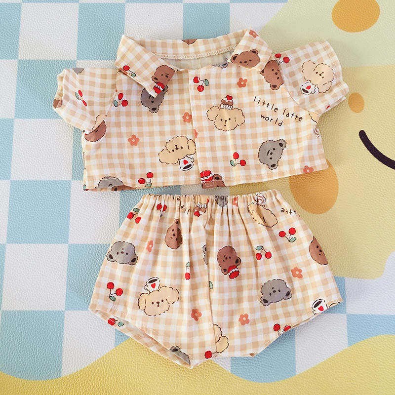 No. s Beier Lulu ropa 30cm conjunto oso muñeca ropa hecha a mano oso de peluche muñeca regalo para niñas