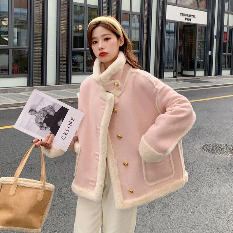 Фуксия бархатный короткий жакет, в стиле Chanel, для подростков, повышенная плотность