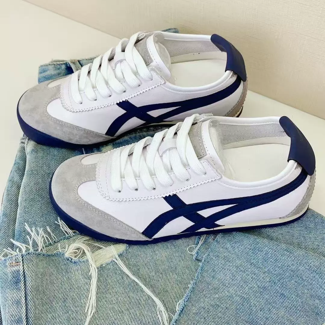 [经典]鬼家阿甘休闲板鞋头层牛皮透气柔软舒适德训鞋情侣鞋休闲鞋