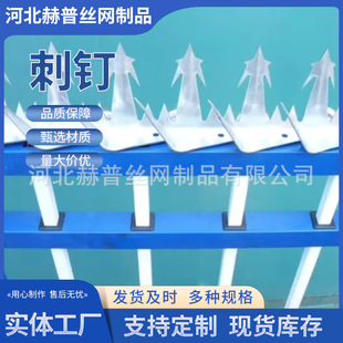 Anti-Climbing Thorn Nails, Iron Thorn Spike Fence, Thorn Fence, Anti-Theft, Anti-Climbing Thorn Nails, Courtyard Wall Window Sill Balcony Anti-Theft Barbs