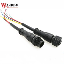 5P��ˮ��led3о4о�B�Ӿ�6P���߾���ĸ���Ӻ��վ�M12�o�˙C�Դ��